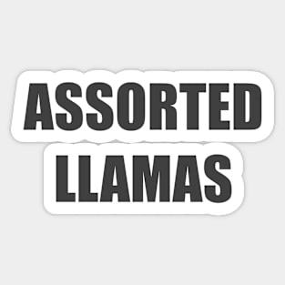 Assorted Llamas iCarly Penny Tee Sticker